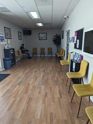 Inside waiting room