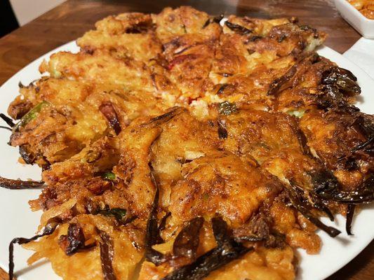 Seafood pancake