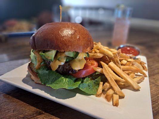 Jalapeño Burger... look at those jalapeños though