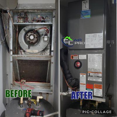 ere is another great before and after picture showing the attention to detail we show on all our systems.