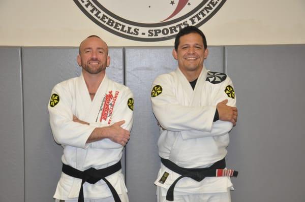 Saulo Ribeiro and John Disimone at Maxercise Brazilian Jiu-Jitsu and Kettlebells