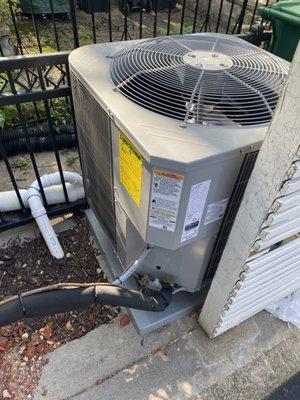 Condenser unit repaired