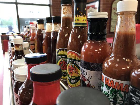 Hot Sauce Selection