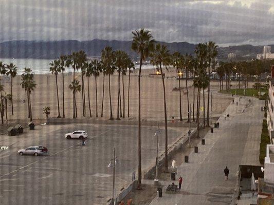 Our view of the Santa Monica Pier.