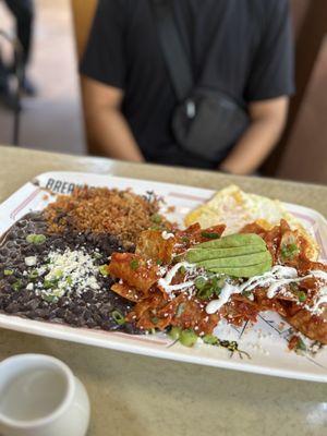 Chilaquiles - I think you can figure out what it is - but more of all, it was delicious.