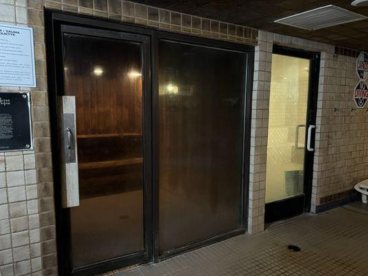 Women's sauna and steam room