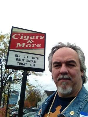 Stop by for a cigar, great selection of sticks