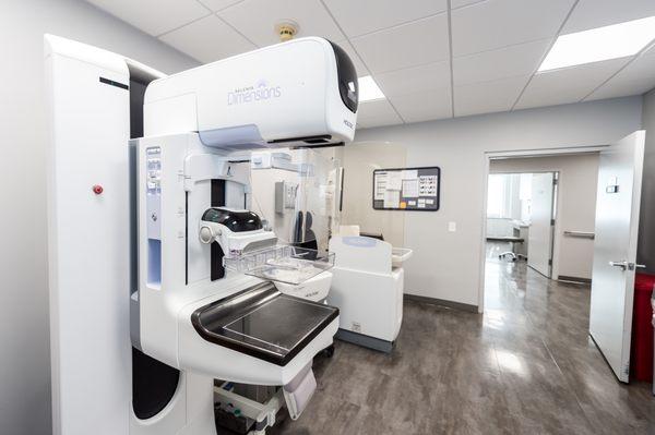 State of the Art Mammography technology at The Women's Health Center at East Orange General Hospital