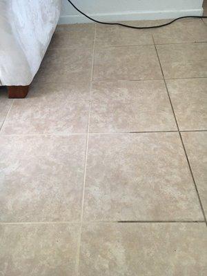 We also clean tile and grout