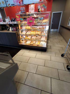 Oh My Deeeelicious walking inside to see soooo many donuts, muffins and Timbits at 11AM.   5/1/2024