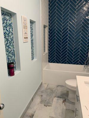 Those floor and wall tiles!