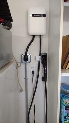 Installation of Amazon Basics EV Charger.