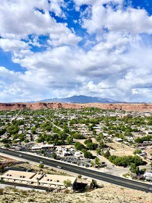 View during the day from room 203.