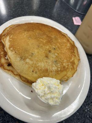 Chocolate chip pancakes