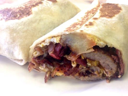 Custom breakfast wrap! Awesomeness!!!