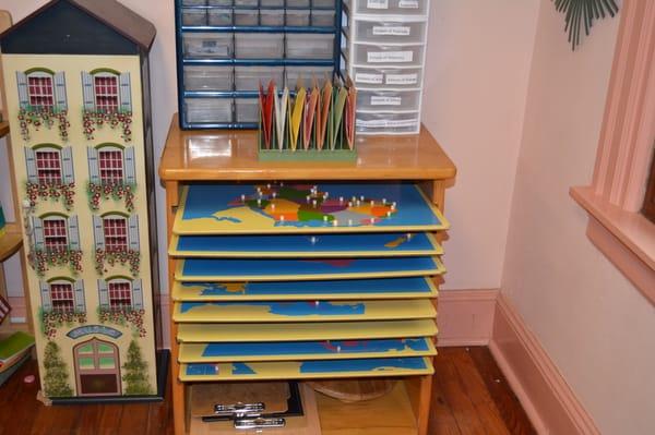 Authentic Montessori classroom materials