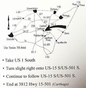 Directions to Carthage Saw & Mower