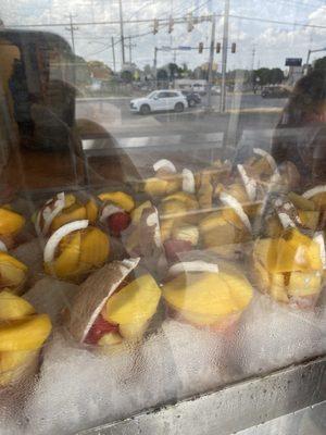 fruits and coconut