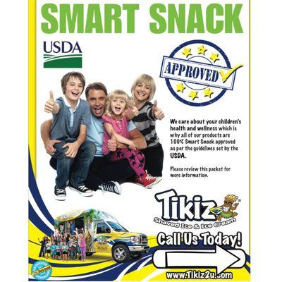 Our products are "Smart Snack" approved.