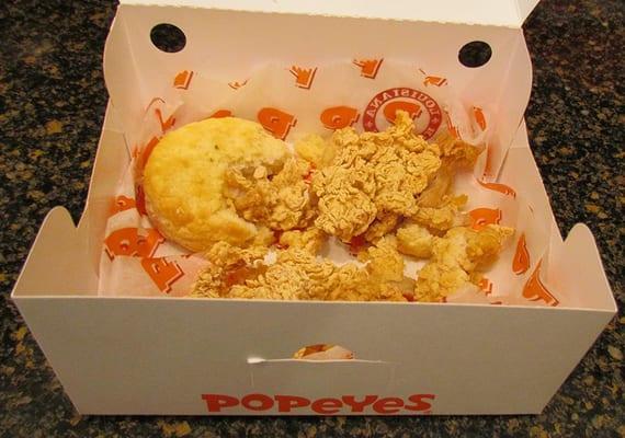 Popeyes Horrible Tasting Chicken Tenders