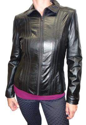 Kenneth Cole Scuba Leather Jacket