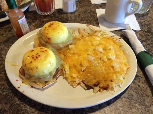 Crab Cake Benedict is awesome!