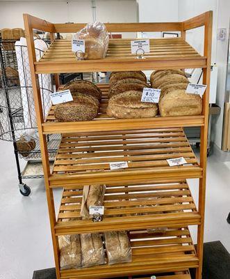 Variety of loaves