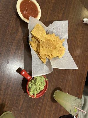 Chips, guac, salsa