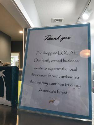 A wonderful local business we are proud to support!