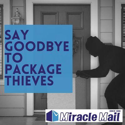 Don't be the victim. Say goodbye to package thieves. Get your Hollywood address mailbox here.