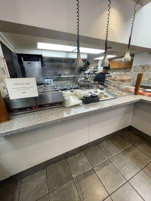 Order counter and kitchen