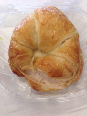 Turkey on croissant