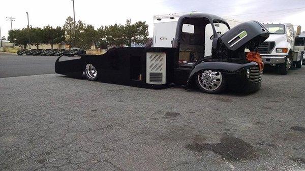 ** FOR SALE **
Diamond Eye Performance '48 Ford COE Hauler
12V Twin Turbo Cummins w/ Allison Transmission