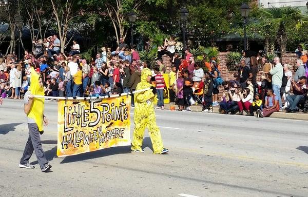 The beginning of the parade