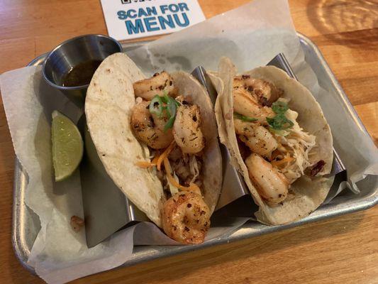 Island Shrimp Tacos appetizer