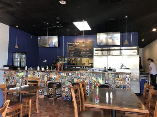 Interior of the restaurant