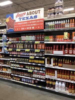 Sauces galore!