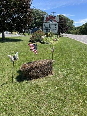 Front of the garden center