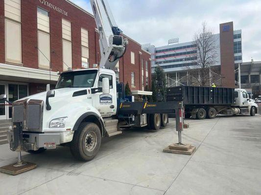 Working on the BSU Campus again.