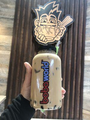 Vietnamese iced coffee with boba