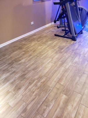 Tile wood looking  floor 2019