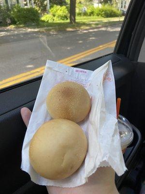 New plain stuffed mini bagels