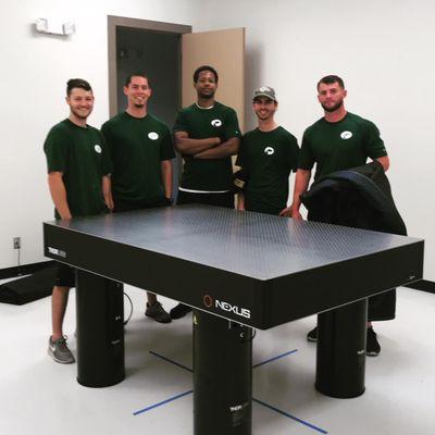 Part of the Marshall Moving Services Team.  Moving specialty items including fragile equipment, safes, and pool tables.