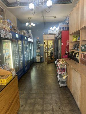 The inside of the store