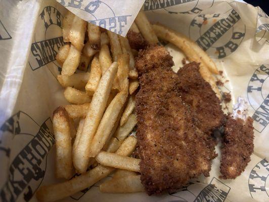 Chicken Strips with Fries