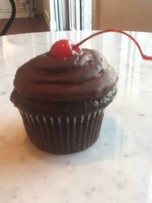 The double fudge cupcake. Don't get it if you don't like cherries. The frosting absorbs the cherry flavor.