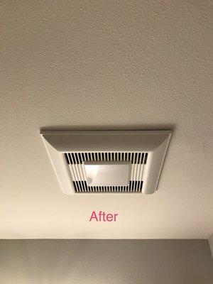 New super quiet LED exhaust fan