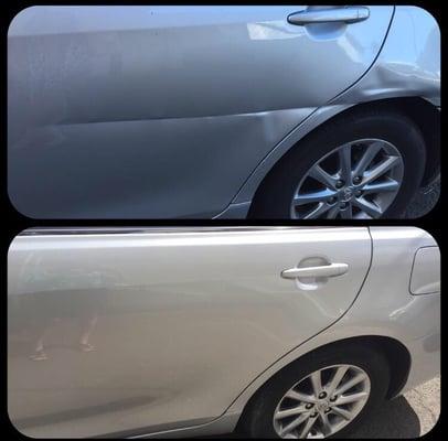 Before and after - repaired the parts instead of replacing them to save cost, and it came out like new!