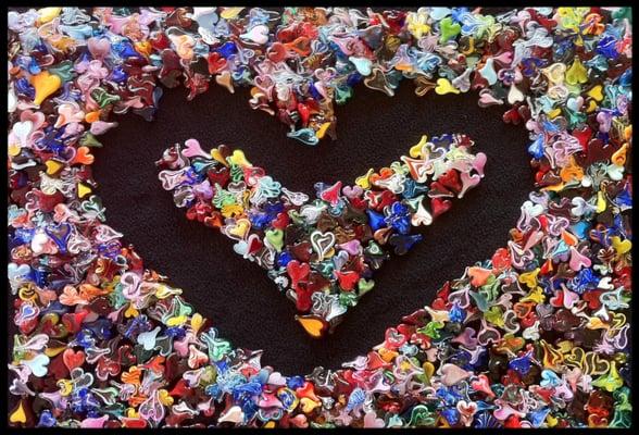 Collage - Hearts Within Hearts - This collage has more than 1000 hearts!