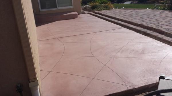 Microtopping flagstone